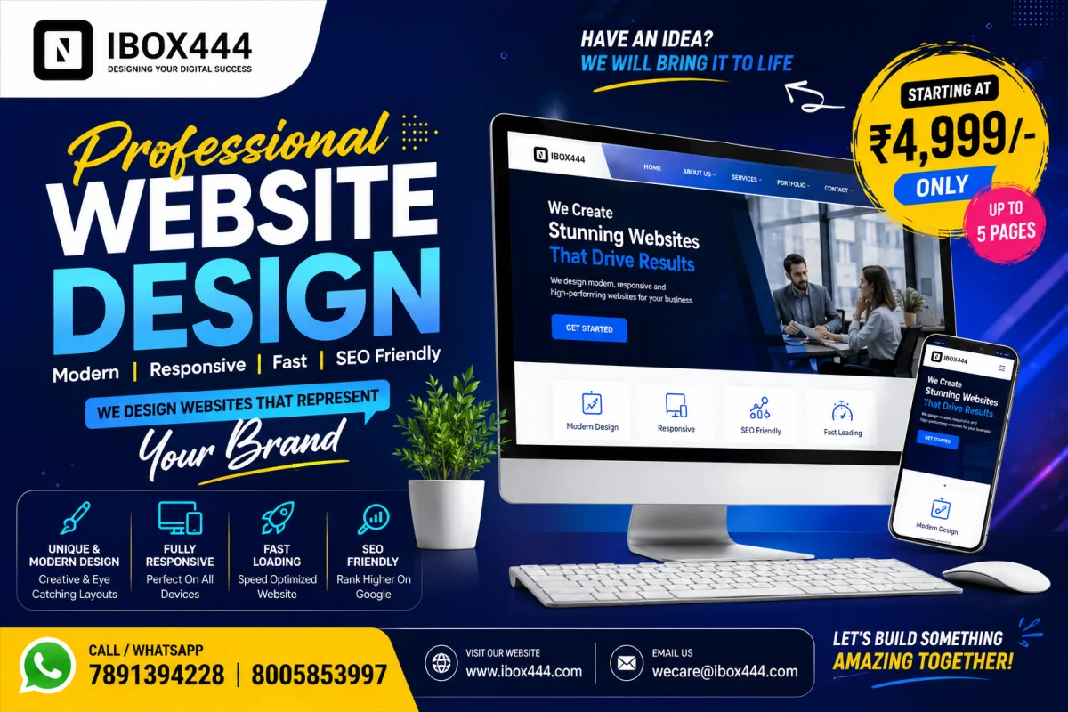 Web Design Company Jaipur India - IBOX444 Web Design & Development