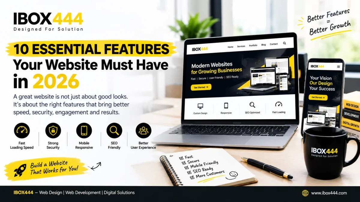 10 Essential Features Your Website Must Have in 2026